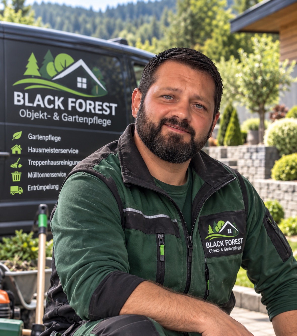 Alex Weingardt von Black Forest Objekt- & Gartenpflege